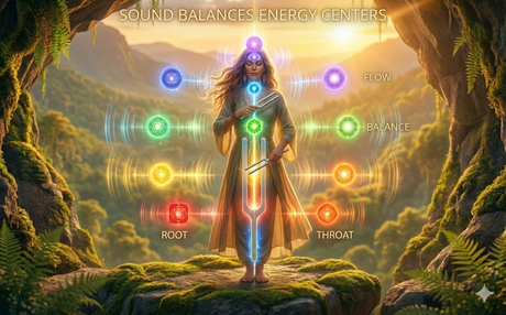 Sound Balances Energy Centers